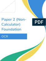 Third Space Learning Paper 2 (Foundation) OCR
