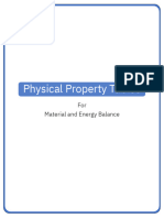 Physical Property Tables