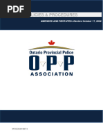 Oppa Policies and Procedures Effective October 17 2022 Oppa P&P