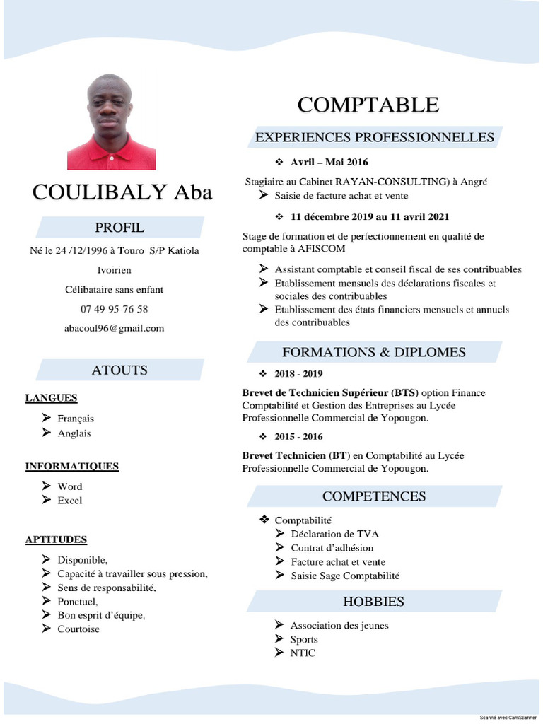 CV Aba Coulibaly | PDF