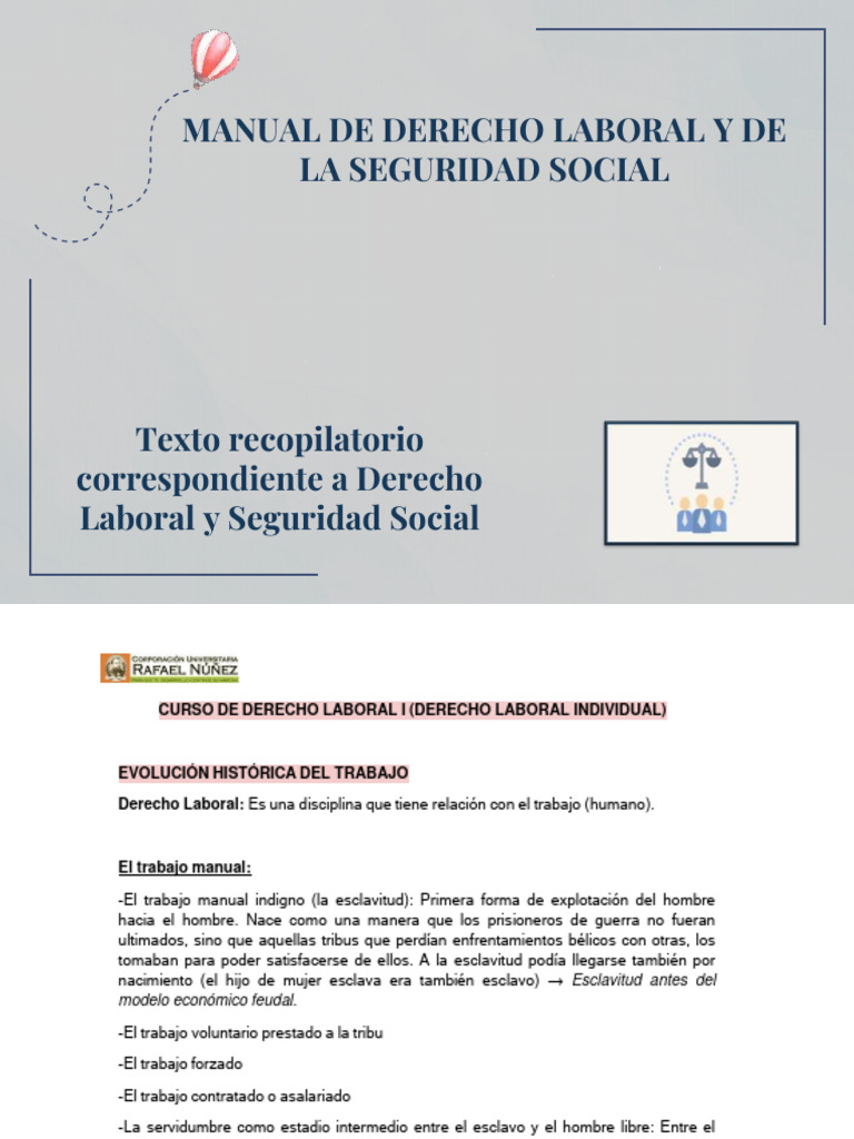 Manual de Derecho Laboral y de La Seguridad Social - FST | PDF ...