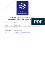 The Problematics of Quranic Homonyms 2019