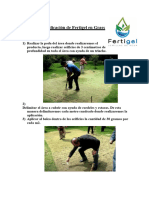 Pasos para La Aplicación de Fertigel en Grass-Lluvia Solida