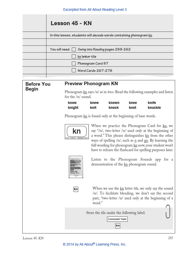 AAR L3 TM Lesson45 | PDF | Language Arts & Discipline | Foreign ...