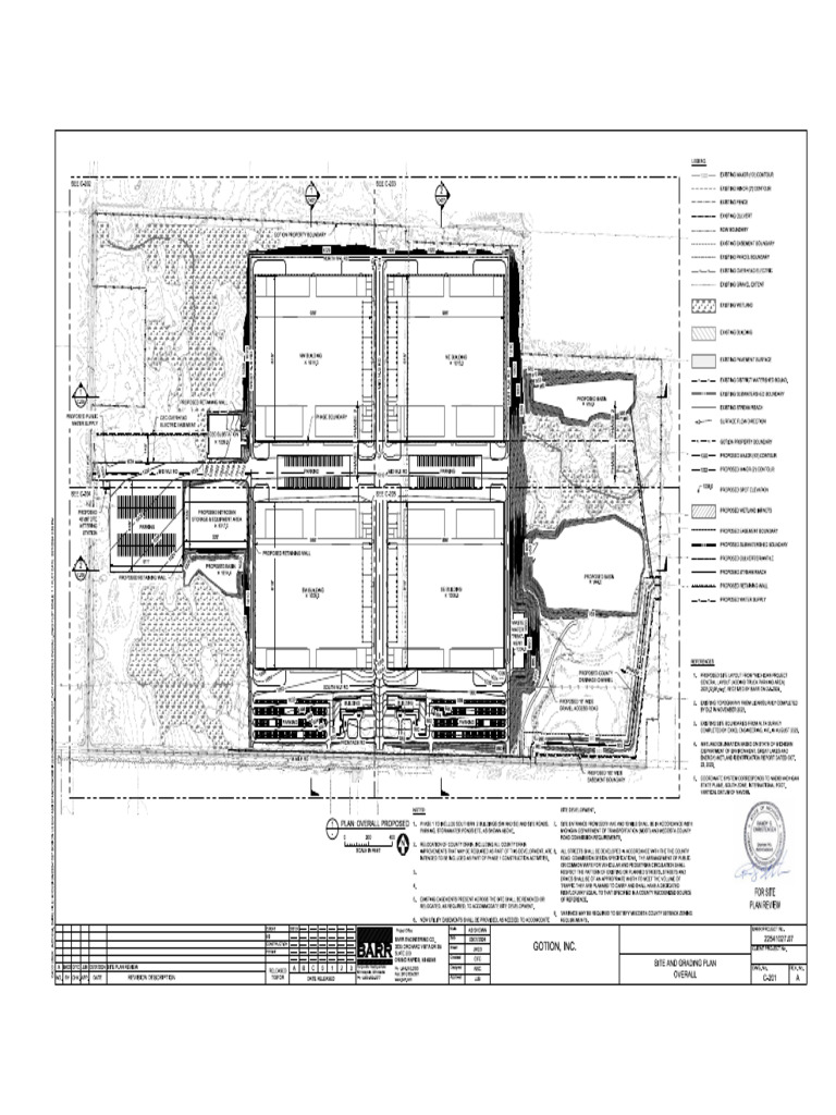 Gotion Energy Site Plan Overview | PDF