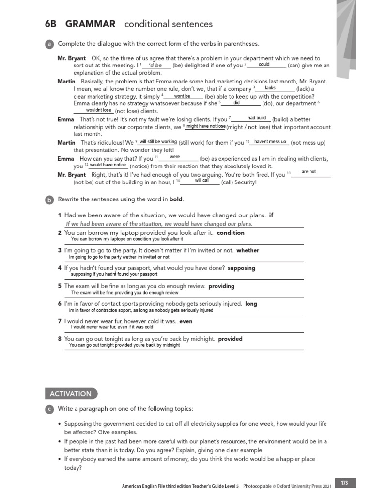 Conditional Sentences Practice Guide | PDF | Cognitive Science | Human ...