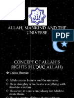Allah, Mankind and The Universe