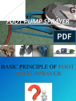 Foot Pedal Spray