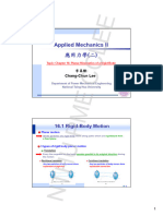 學生版 Applied Mechanics II - Ch16 Kinematics of a Rigid Body