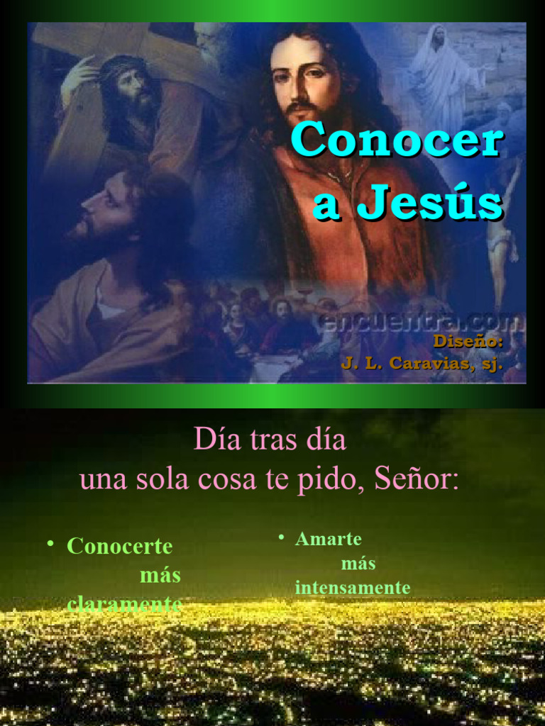 1 Jesús Conocer A Jesus Jl 1 Carabias Pdf