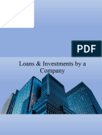 Company Law Assignment - Loans & Investment - CUSB2113125011 - Aditya Sinha