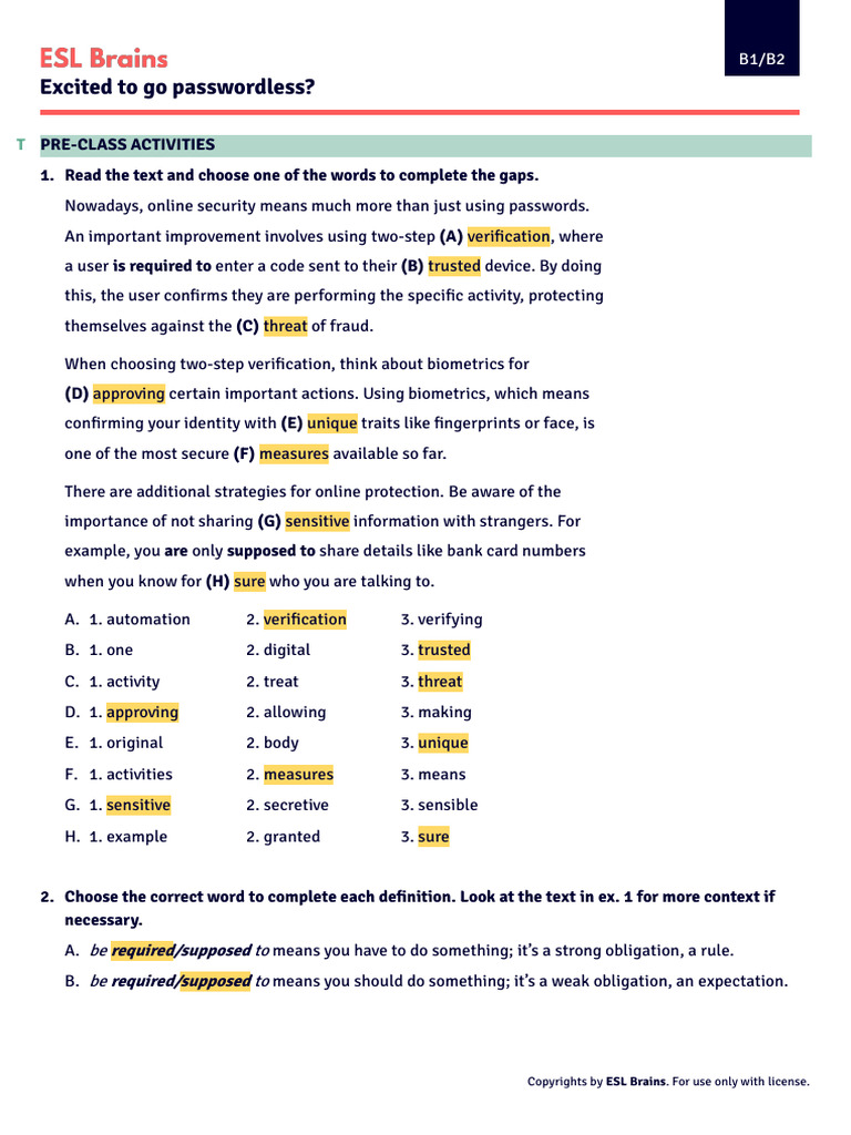 Esl brains excited to go passwordless tv 3991 pdf password
