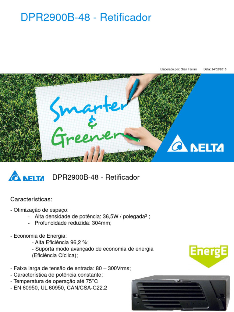 Retificador Microprocessado DPR2900B-48 | PDF