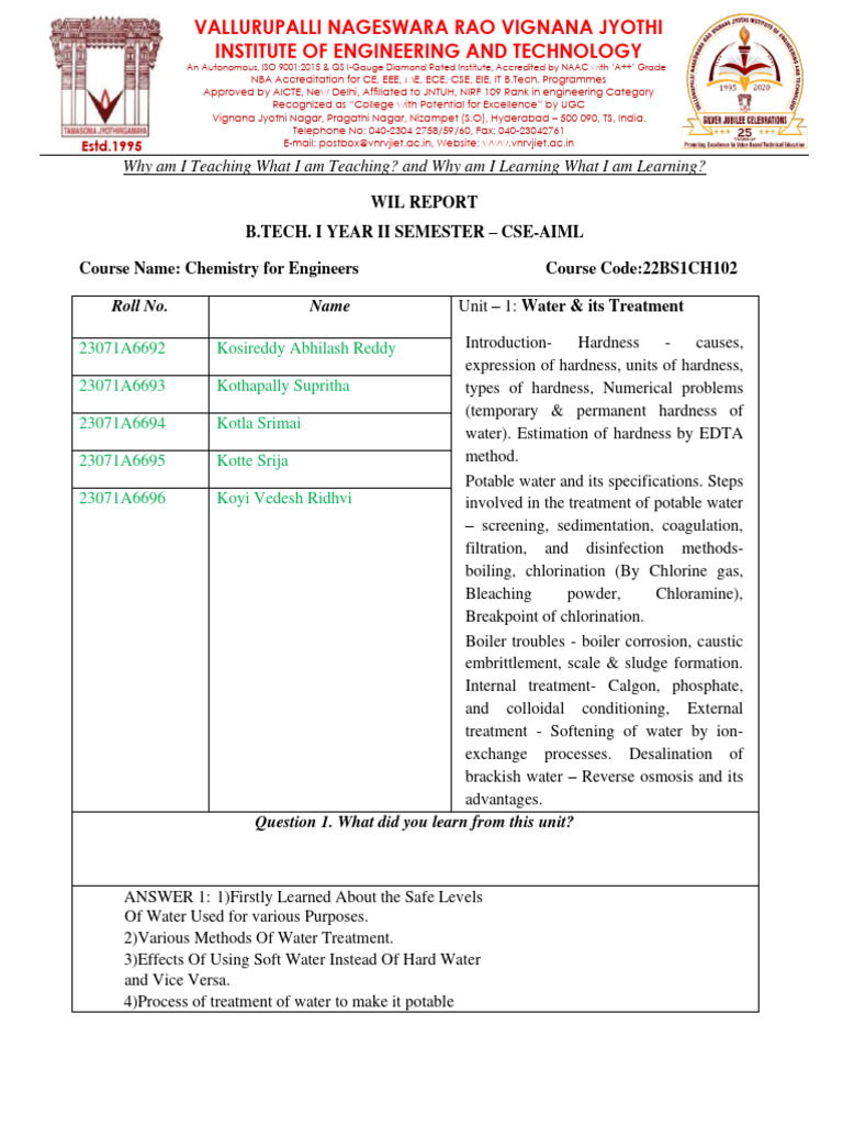 WIL Report - 1 | PDF