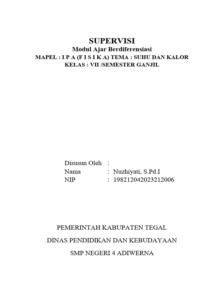 Deferensiasi KALOR 7C | PDF