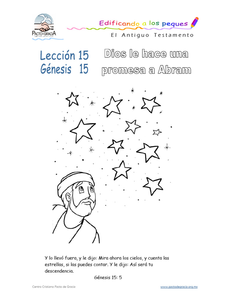Promesa de Dios a Abraham para Niños | PDF | Abrahán | Libro del Génesis