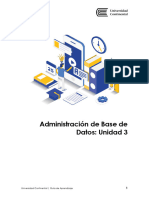 Guía de Aprendizaje Unidad 3 - Administración - de - Base - de - Datos