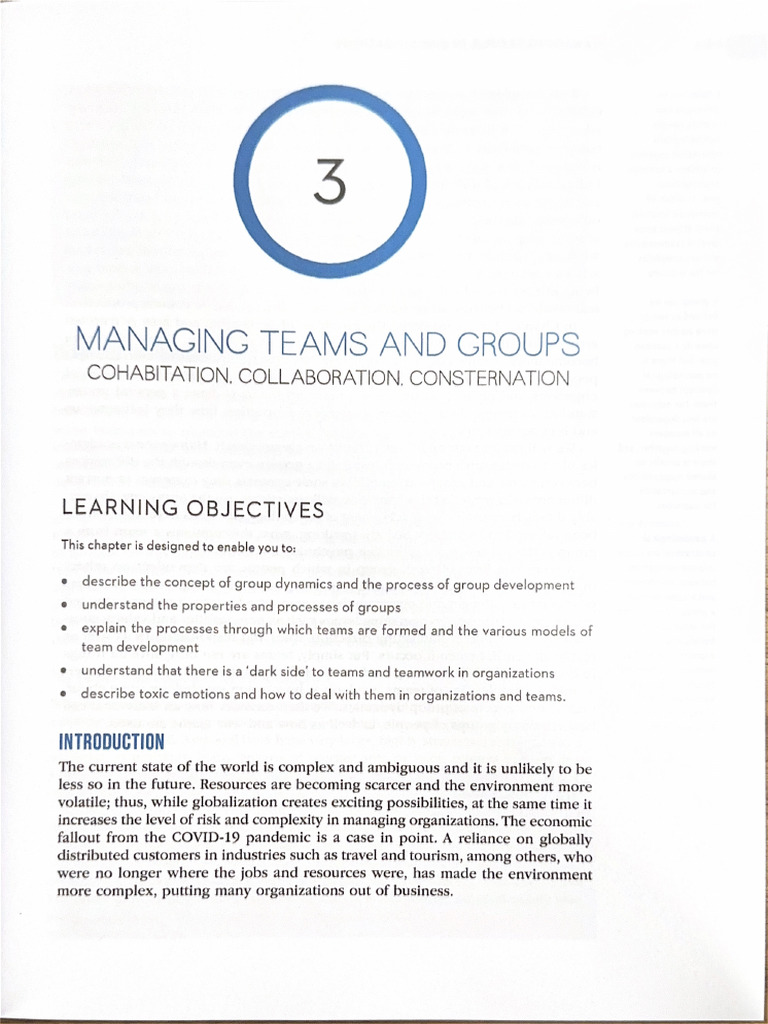 Chap 3 Managing Teams and Group | PDF