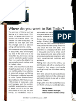 Gourmet Guide-Hyderabad Indian Express 2007