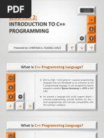 Chapter 2 (Introduction To C++ Programming)