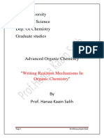 Writting Reaction Mechanisms in Organic Chemistry