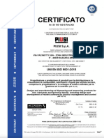 2021 - Certificato Uni en Iso 9001 2015 Tuv