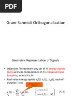 Gram Schmidt Orthogonalization