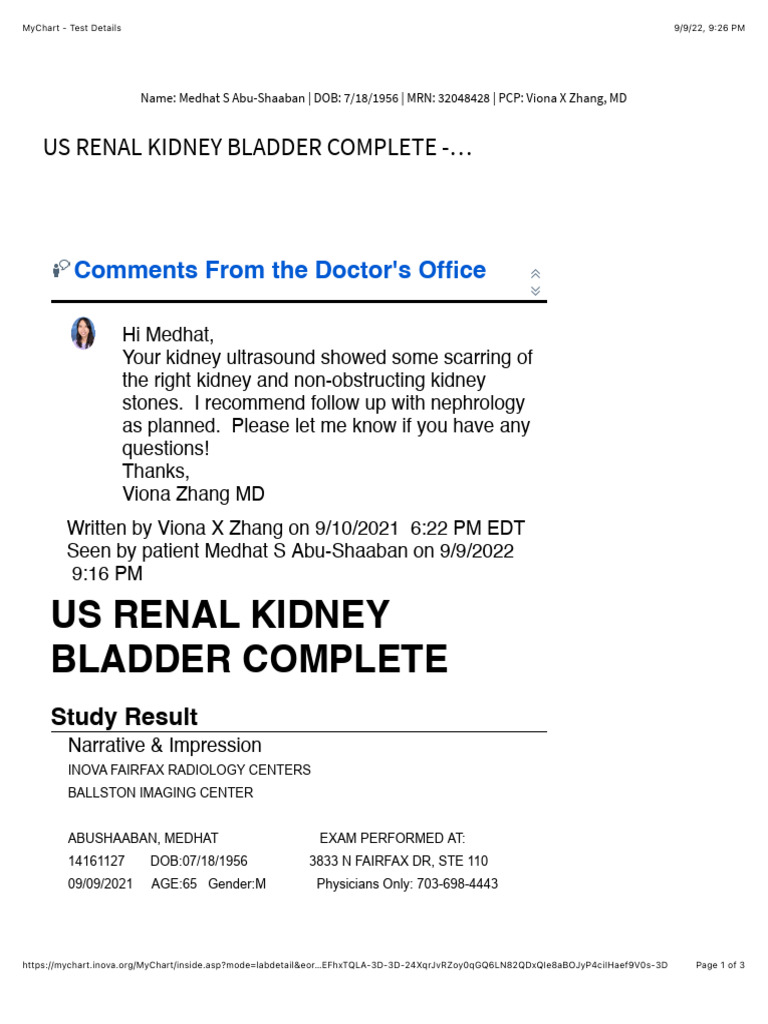 Renal Kidney Bladder Complete 2021 | PDF | Kidney | Human Anatomy