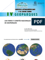 06 Los Foros y Comites Nacionales de Geoparques