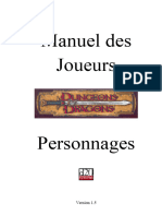 Livre de Règles I - Manuel Des Joueurs v1.5