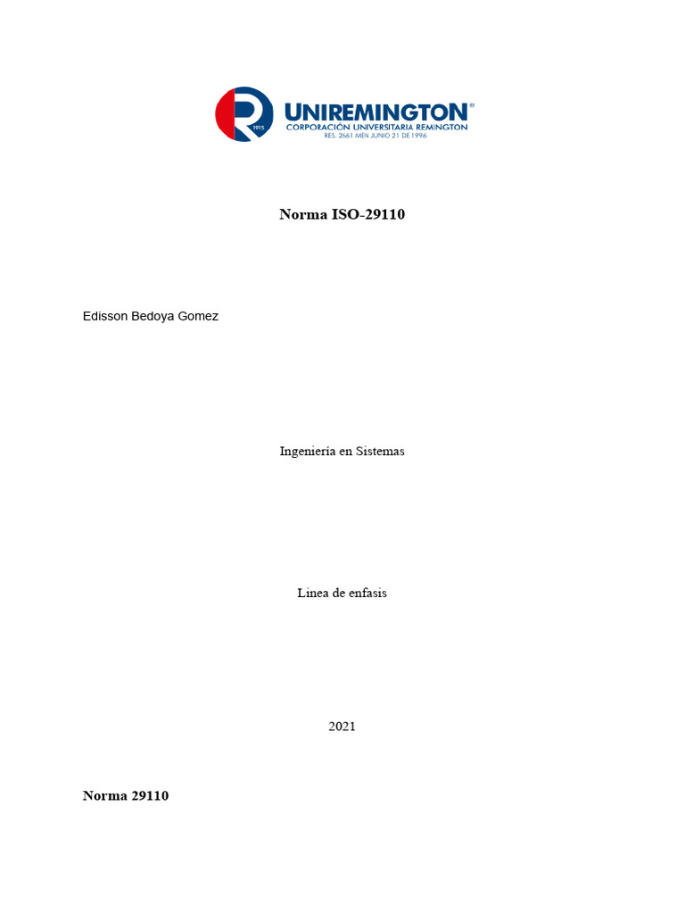 Norma 29110 | PDF | Pruebas de software | Software