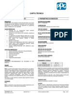 Comex Ind V-69: Carta Técnica