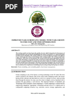 Improved Task Scheduling Model With Task Grouping For Cost and Time Optimization