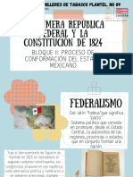 Bloque Ii Proceso de Conformación Del Estado Mexicano