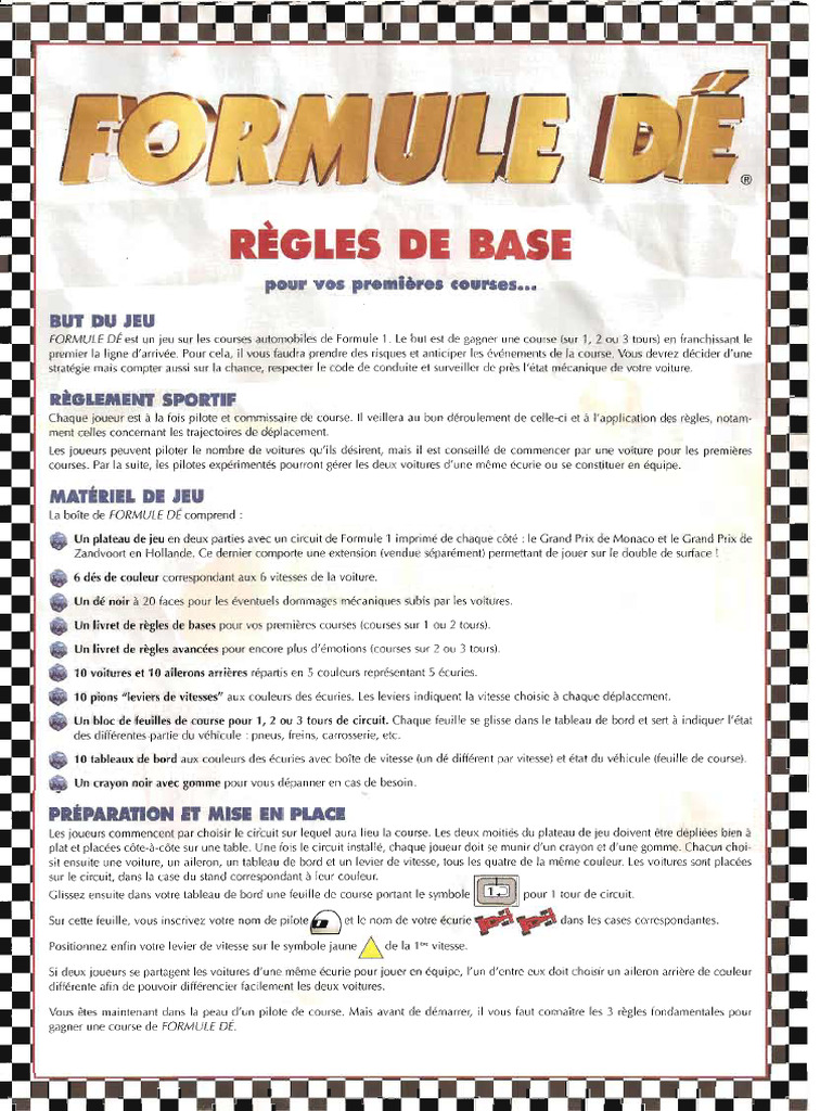 JEU de Plateau LUDODELIRE FORMULE Dé 1ére édition