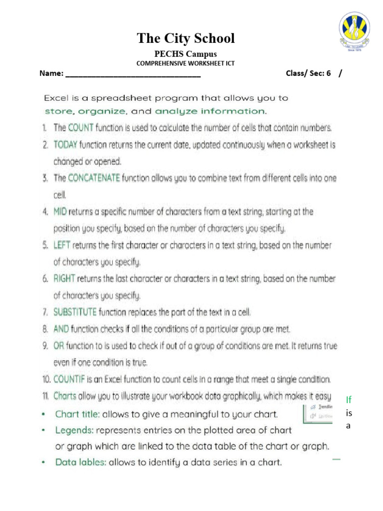 Analysing Data Comprehensive Worksheet | PDF