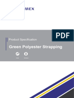 Green Polyester Strapping.