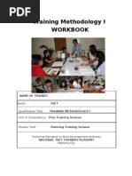 Plan Training Session Workbook