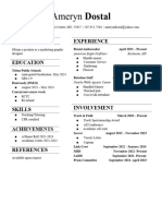 Resume Template 3