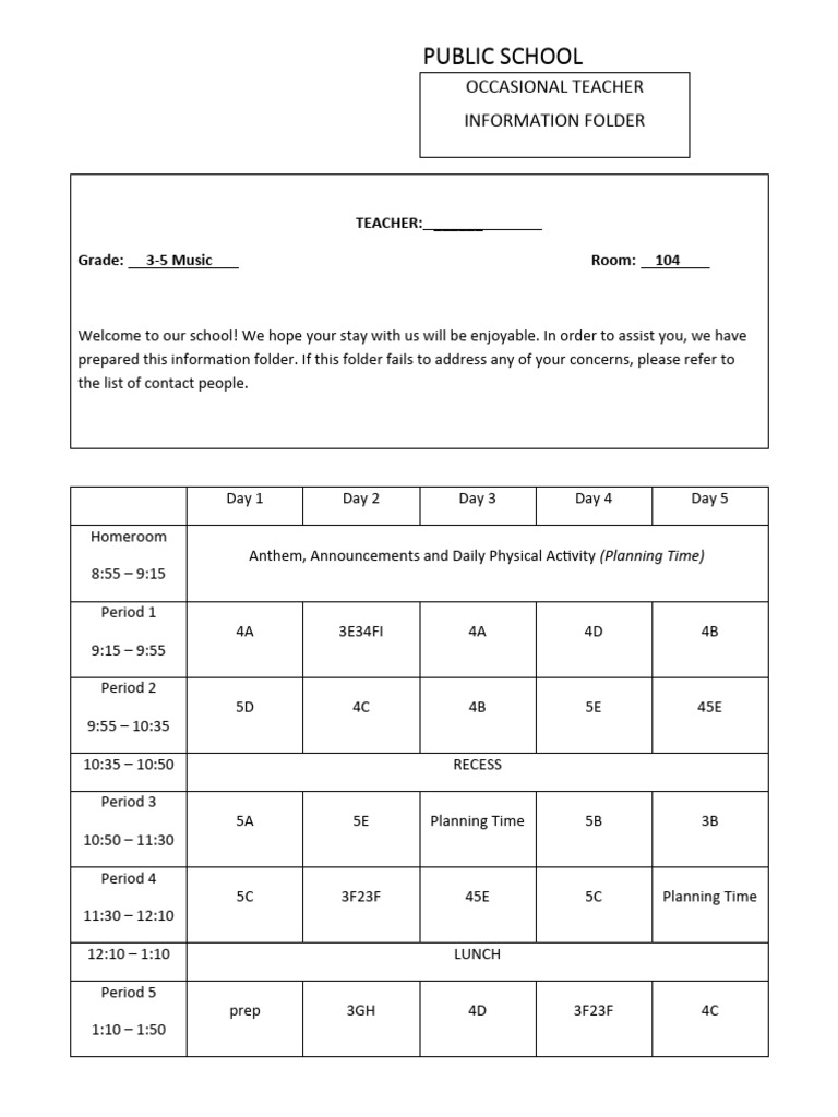 template-supply-teacher-instructions-pdf