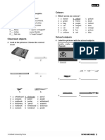 Synchronize1 TRB Worksheets Welcome Unit Basic Vocabulary