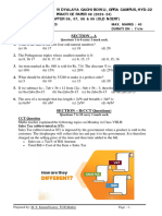 Maths Class Viii Practice Test 08 Chapter 06-07-08 and 09