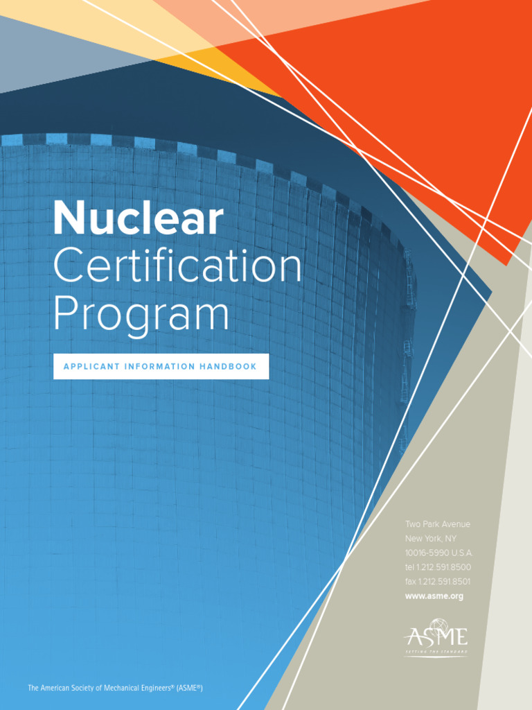 Nuclearcert Appinfohandbook | PDF | Quality Management System | Boiler