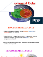 Bio-Chemical Cycles