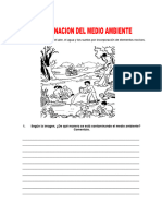 Contaminacion Del Medio Ambiente para Sexto Grado de Primaria