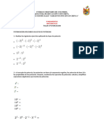 Ejercicio 3 Logaritmo y Potenciacion