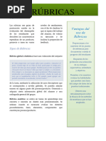 Artículo Rúbricas
