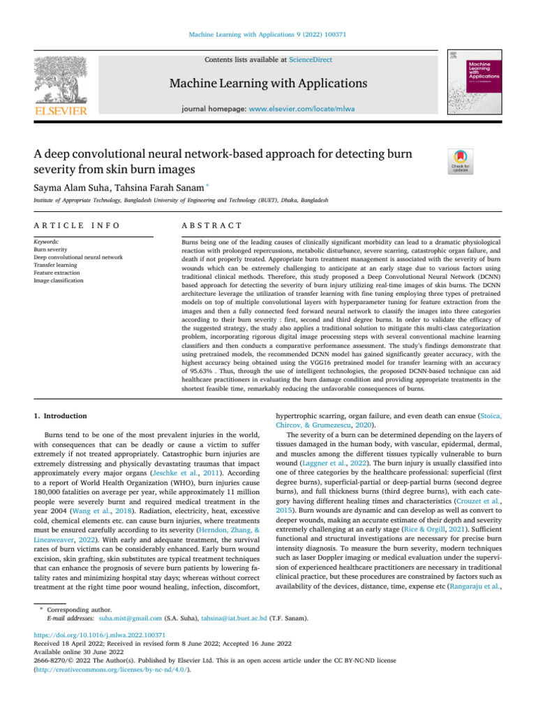 A Deep Convolutional Neural Network Based Approach Fo - 2022 - Machine ...
