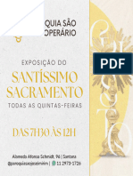 Post Exposição do Santíssimo