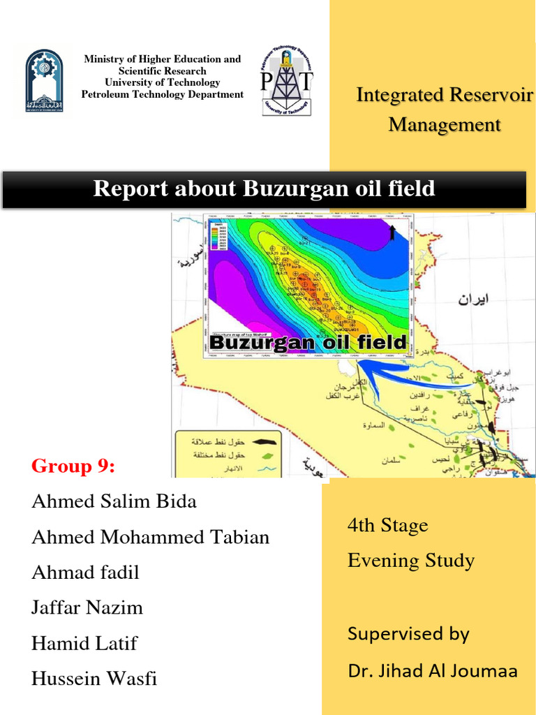 Report About Buzurgan Oil Field Integrated Reservoir Management PDF